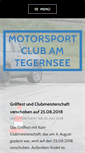 Mobile Screenshot of msc-tegernsee.de